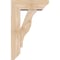Ekena Millwork Funston Slat Smooth Bracket w/ Offset Brace, Douglas Fir, 5 1/2"W x 14"D x 22"H BKT0604X14X22FST06SDF - alternate 3